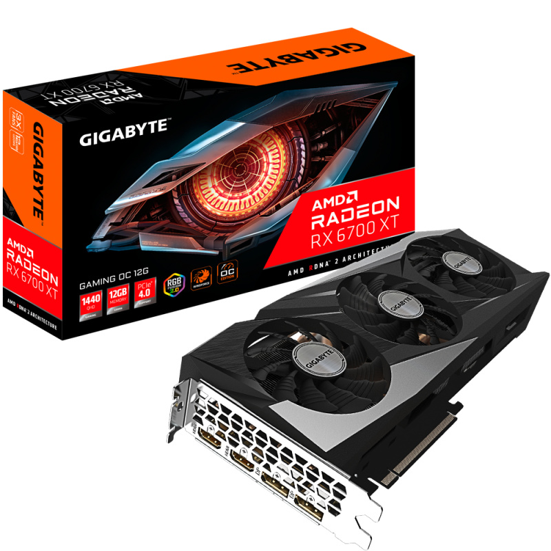 GIGABYTE GAMING Radeon RX 6700 XT OC 12G AMD 12 Go GDDR6