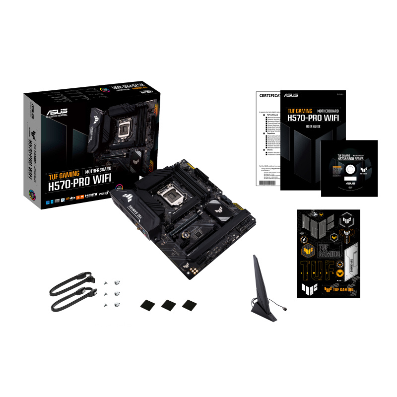 ASUS TUF GAMING H570-PRO WIFI Intel H570 LGA 1200 (Socket H5) ATX