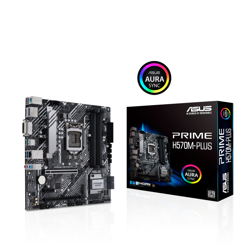 ASUS PRIME H570M-PLUS Intel H570 LGA 1200 (Socket H5) micro ATX