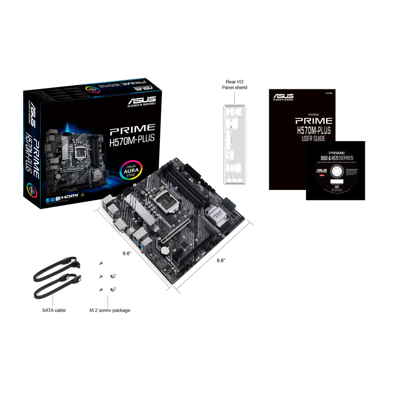 ASUS PRIME H570M-PLUS Intel H570 LGA 1200 (Socket H5) micro ATX