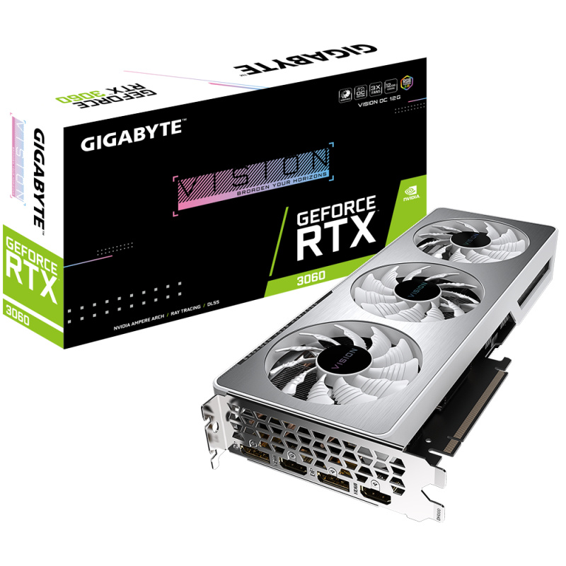 GIGABYTE GeForce RTX 3060 VISION OC 12G NVIDIA 12 Go GDDR6
