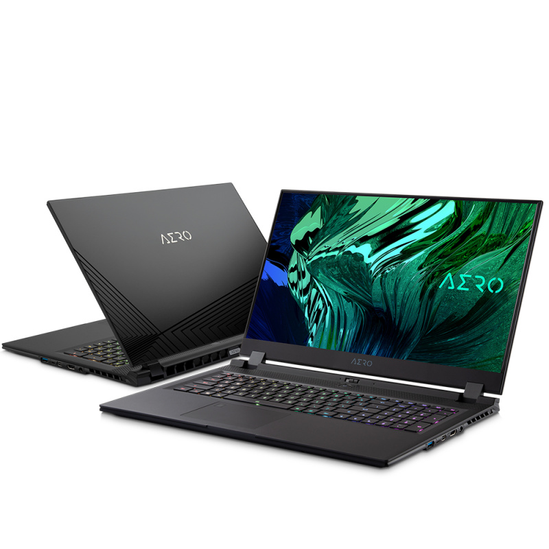 GIGABYTE AERO 17 HDR XC-8FR4450SP Intel® Core™ i7 i7-10870H Ordinateur portable 43,9 cm (17.3") 4K Ultra HD 32 Go DDR4-SDRAM 1 To SSD NVIDIA GeForce RTX 3070 Wi-Fi 6 (802.11ax) Windows 10 Pro Noir