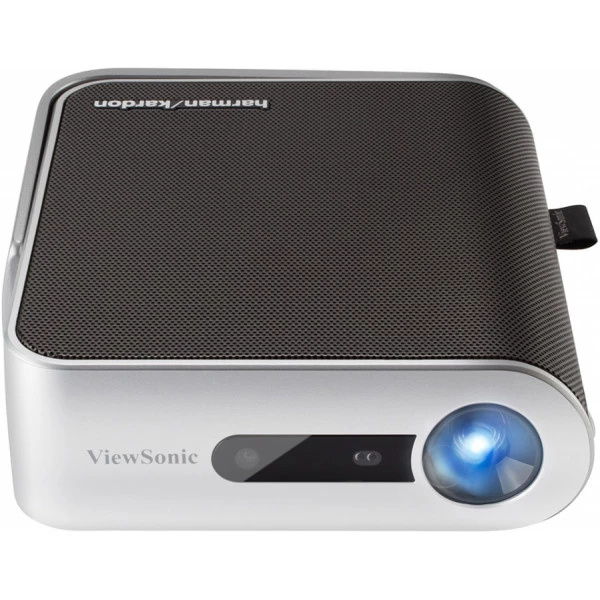 Viewsonic M1+ vidéo-projecteur Projecteur à focale courte 125 ANSI lumens LED WVGA (854x480) Compatibilité 3D Argent