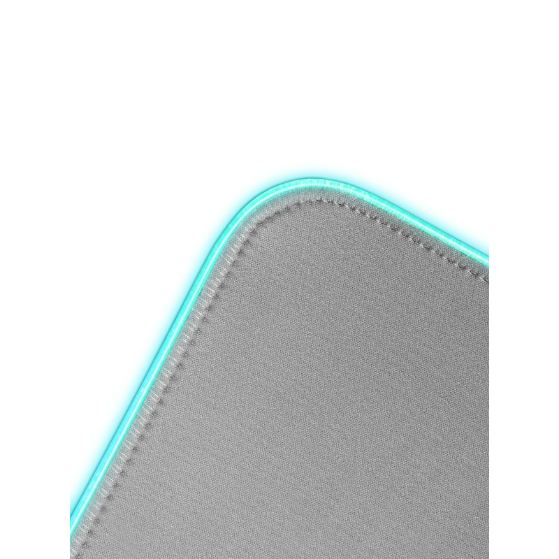 Mars Gaming MMPRGB2S tapis de souris Tapis de souris de jeu Argent, Blanc