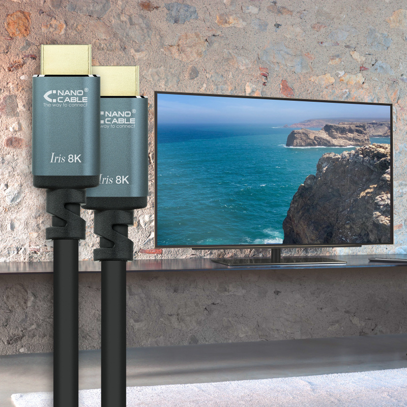 Nanocable 10.15.8002 câble HDMI 2 m HDMI Type A (Standard) Noir
