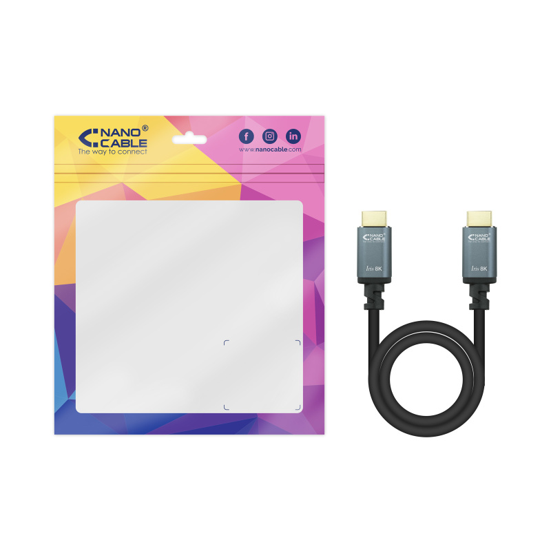 Nanocable 10.15.8002 câble HDMI 2 m HDMI Type A (Standard) Noir