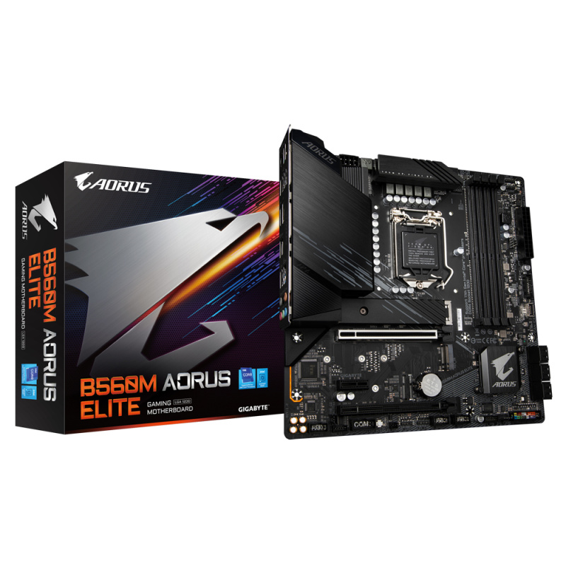 GIGABYTE B560M AORUS ELITE carte mère Intel B560 Express LGA 1200 (Socket H5) micro ATX