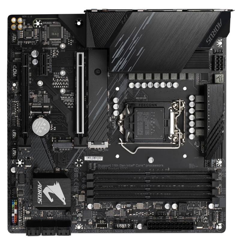 GIGABYTE B560M AORUS ELITE carte mère Intel B560 Express LGA 1200 (Socket H5) micro ATX