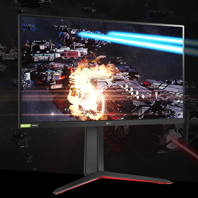 LG 27GP850-B LED display 68,6 cm (27") 2560 x 1440 pixels Quad HD Noir, Rouge