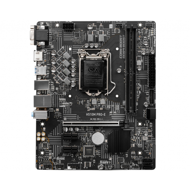 MSI H510M PRO-E carte mère Intel H510 LGA 1200 (Socket H5) micro ATX