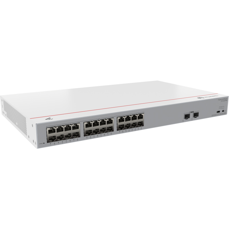 HUAWEI eKit S110 Series S110-24LP2SR Non-géré L2 Gigabit Ethernet (10/100/1000) Connexion Ethernet, supportant l'alimentation via ce port (PoE) 1U Gris