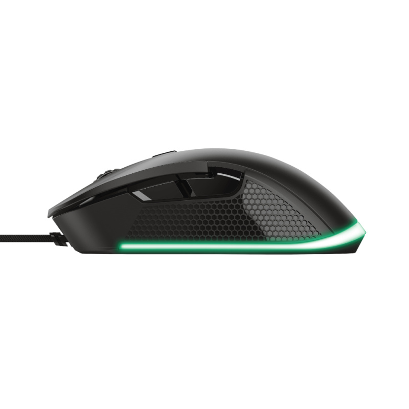 Trust GXT 922 YBAR souris Gaming Droitier USB Type-A Mécanique 7200 DPI