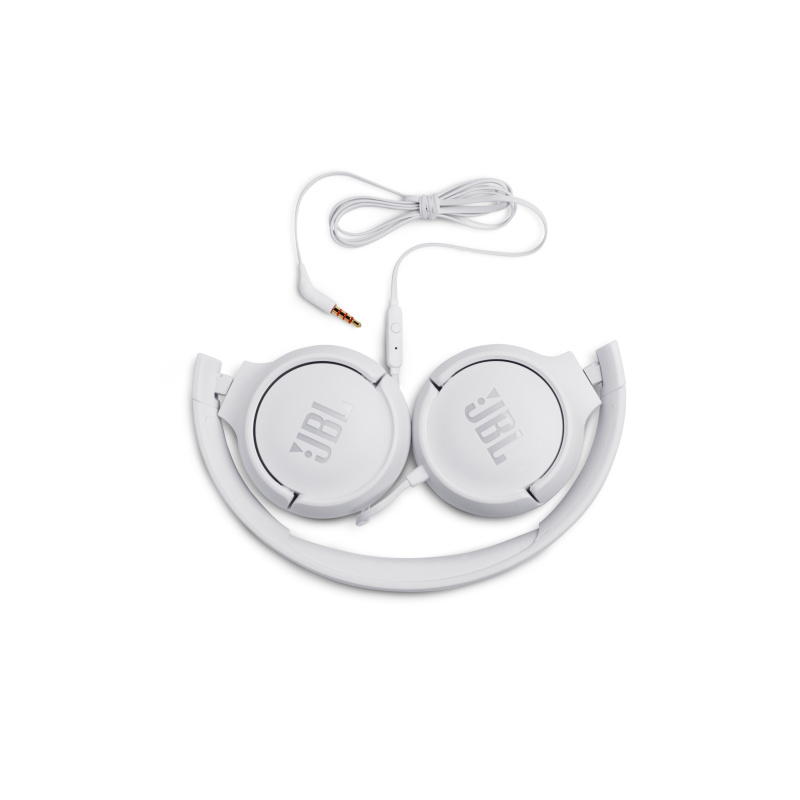 JBL Tune 500 Écouteurs Avec fil Arceau Musique Blanc