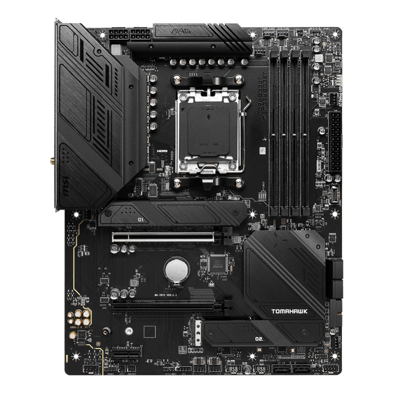 MSI MAG B650 Tomahawk WIFI AMD B650 Emplacement AM5 ATX