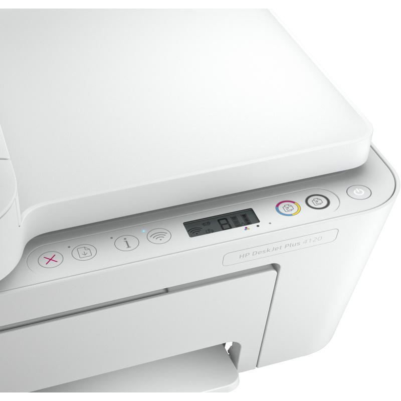 HP DeskJet Plus 4120 Sans fil All-in-One Couleur Imprimante, Instant Ink; copieur, scanner