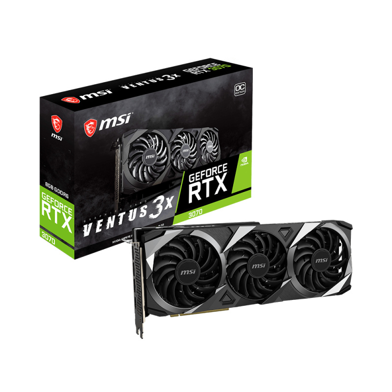 MSI VENTUS GeForce RTX 3070 3X OC NVIDIA 8 Go GDDR6