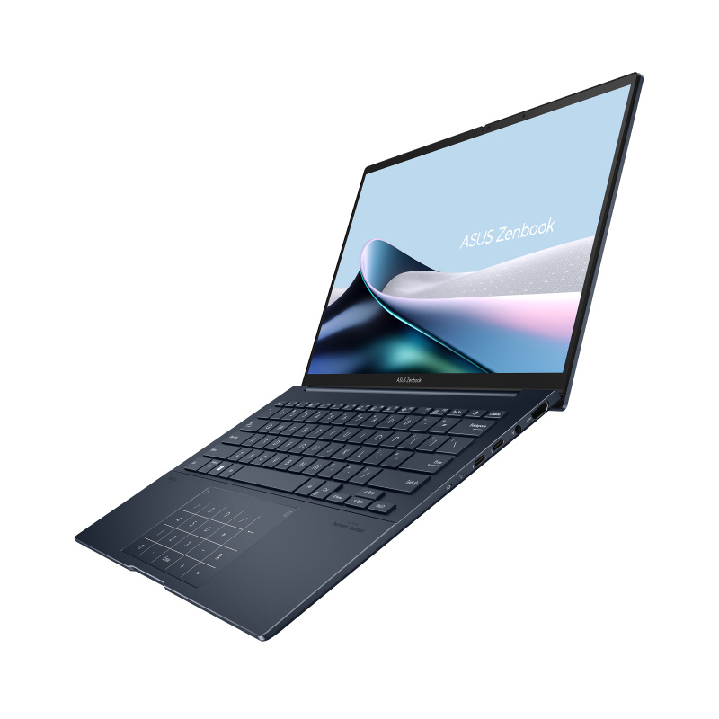 ASUS Zenbook 14 UX3405CA-DICQD1120X Intel Core Ultra 5 225H Ordinateur portable 35,6 cm (14") WUXGA 16 Go LPDDR5x-SDRAM 512 Go SSD Wi-Fi 7 (802.11be) Windows 11 Pro Bleu