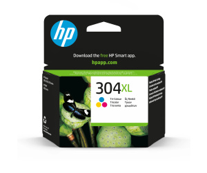 HP 304XL Cartouche d’encre trois couleurs grande capacité authentique