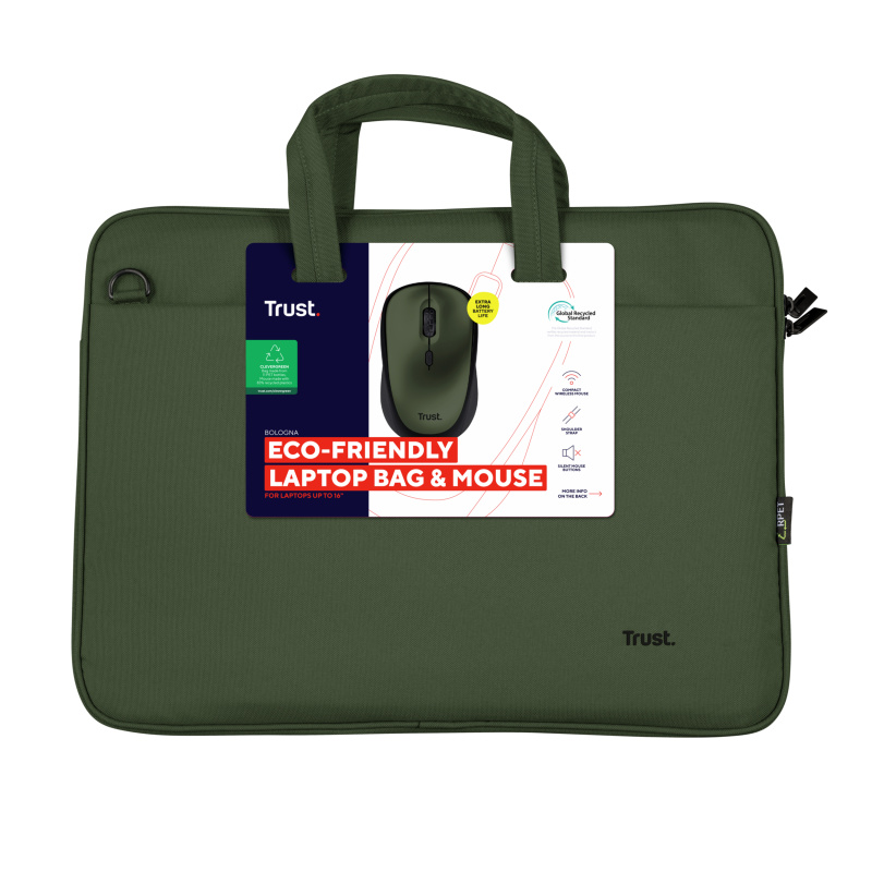 Trust Bologna 40,6 cm (16") Malette Vert