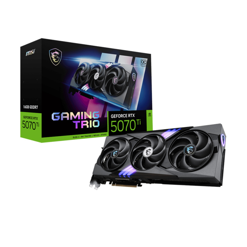 MSI GeForce RTX 5070 Ti 16G GAMING TRIO OC PLUS NVIDIA 16 Go GDDR7