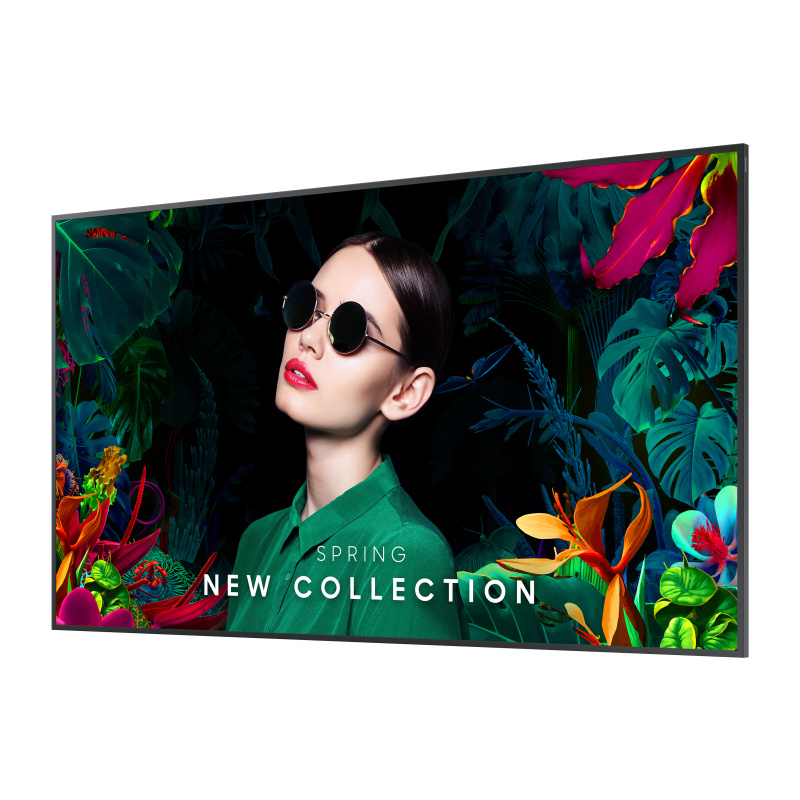 Samsung QM75C Écran plat de signalisation numérique 190,5 cm (75") LCD Wifi 500 cd/m² 4K Ultra HD Noir Tizen 24/7