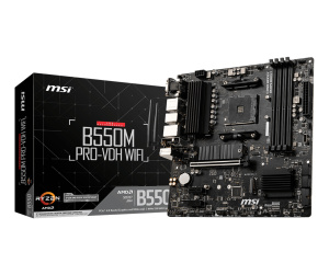 MSI B550M PRO-VDH WIFI carte mère AMD B550 Emplacement AM4 micro ATX