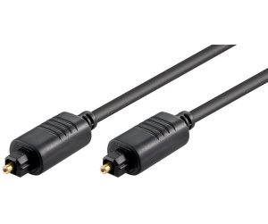Microconnect TT6100BKAD câble audio 1 m Toslink Noir