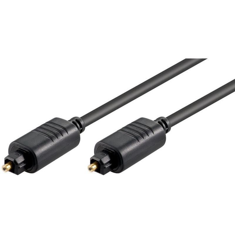 Microconnect TT6100BKAD câble audio 1 m Toslink Noir