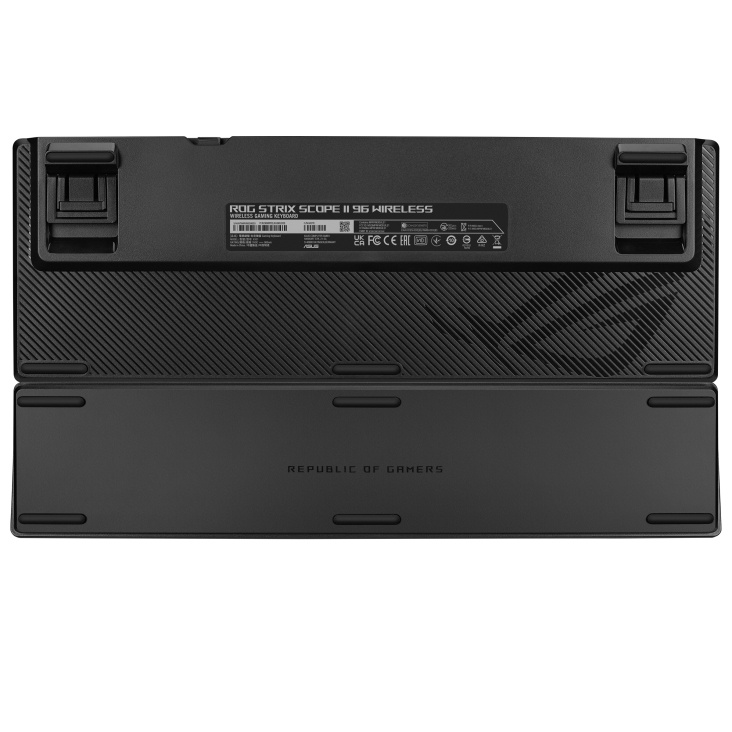 ASUS ROG Strix Scope II 96 Wireless clavier USB + RF Wireless + Bluetooth QWERTY Français Noir