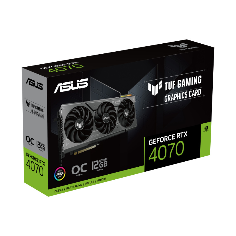 ASUS TUF Gaming TUF-RTX4070-O12G-GAMING NVIDIA GeForce RTX 4070 12 Go GDDR6X