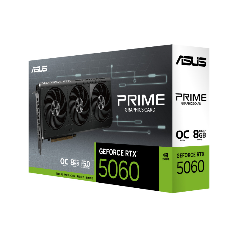ASUS Prime -RTX5060-O8G NVIDIA GeForce RTX 5060 8 Go GDDR7