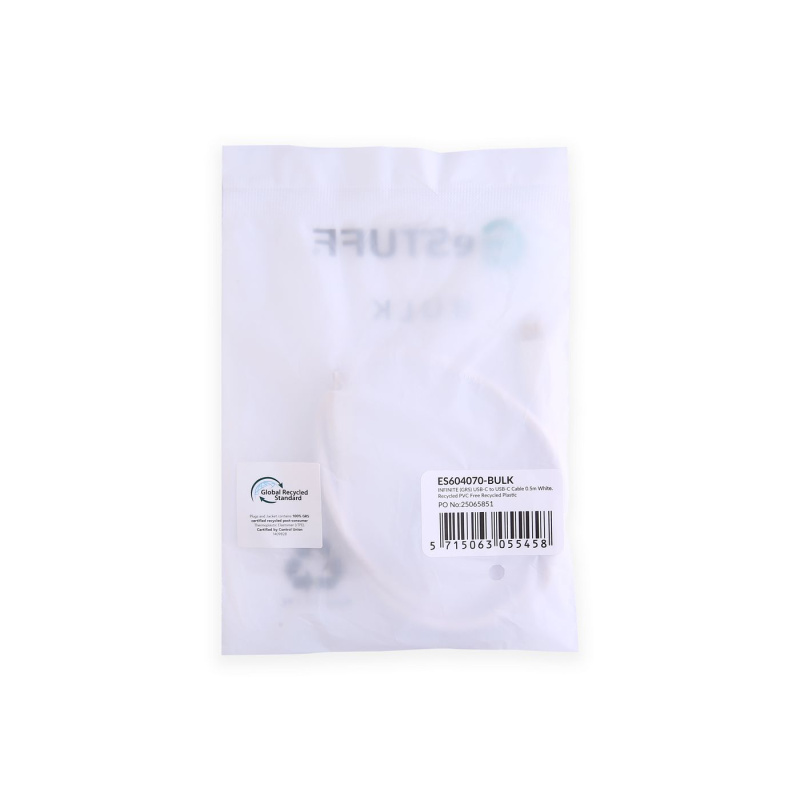 eSTUFF ES604070-BULK câble USB USB 2.0 0,5 m USB C Blanc