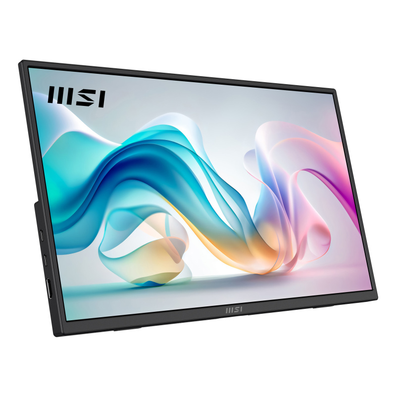 MSI PRO MP165 E6 téléviseur et moniteur portables Moniteur portable Noir 39,6 cm (15.6") LED 1920 x 1080 pixels