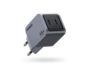 Ugreen 35008 chargeur d'appareils mobiles Universel Gris Secteur Charge rapide Intérieure