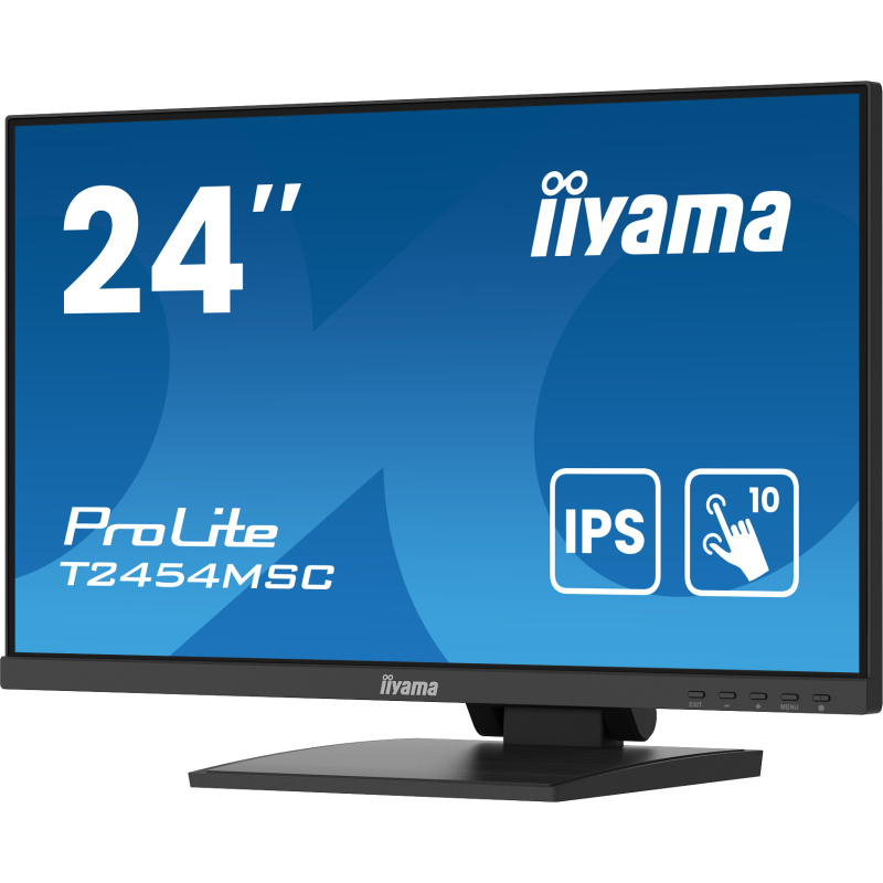 iiyama ProLite T2454MSC-B2AG écran plat de PC 60,5 cm (23.8") 1920 x 1080 pixels Full HD LED Écran tactile Multi-utilisateur Noir