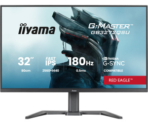 iiyama G-MASTER GB3272QSU-B1 écran plat de PC 80 cm (31.5") 2560 x 1440 pixels Quad HD LED Noir