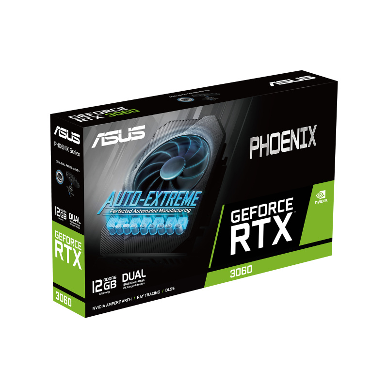 ASUS Phoenix PH-RTX3060-12G-V2 NVIDIA GeForce RTX 3060 12 Go GDDR6