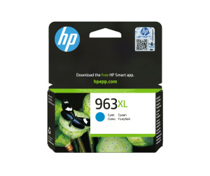 HP 963XL Cartouche d'encre cyan authentique, grande capacité