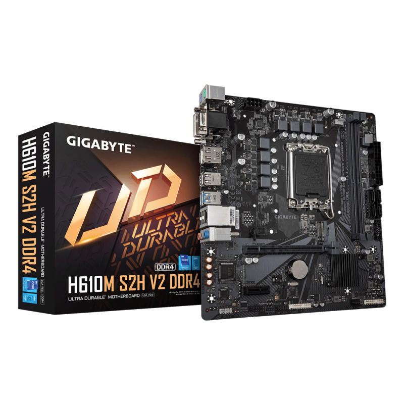 GIGABYTE H610M S2H V2 DDR4 carte mère Intel H610 Express LGA 1700 micro ATX