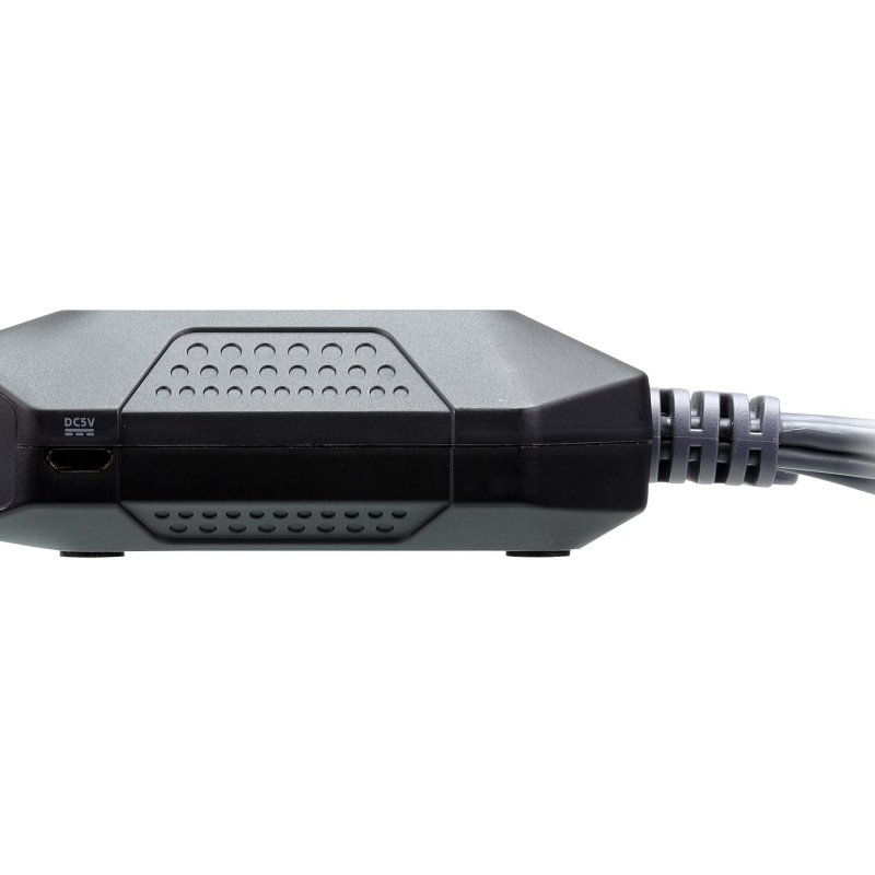 ATEN Commutateur KVM câble HDMI 4K USB 2 ports avec sélecteur de port distant