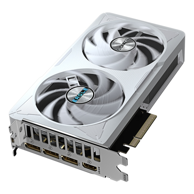GIGABYTE GeForce RTX 5060 EAGLE OC ICE 8G Carte Graphique - 8GB GDDR7, 128bit, PCI-E 5.0, 2550 MHz Fréquence du cœur, 3 x DisplayPort, 1 x HDMI, GV-N5060EAGLEOC ICE-8GD