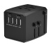 Microconnect MC-TRAVELADAPTER1 prise de courant électrique Noir
