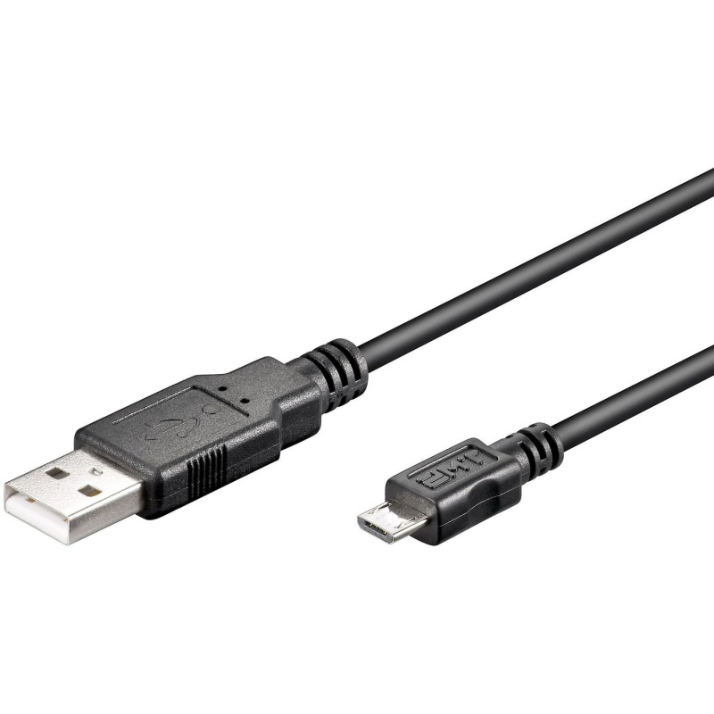 Microconnect USBABMICRO1 câble USB USB 2.0 1 m USB A Micro-USB B Noir