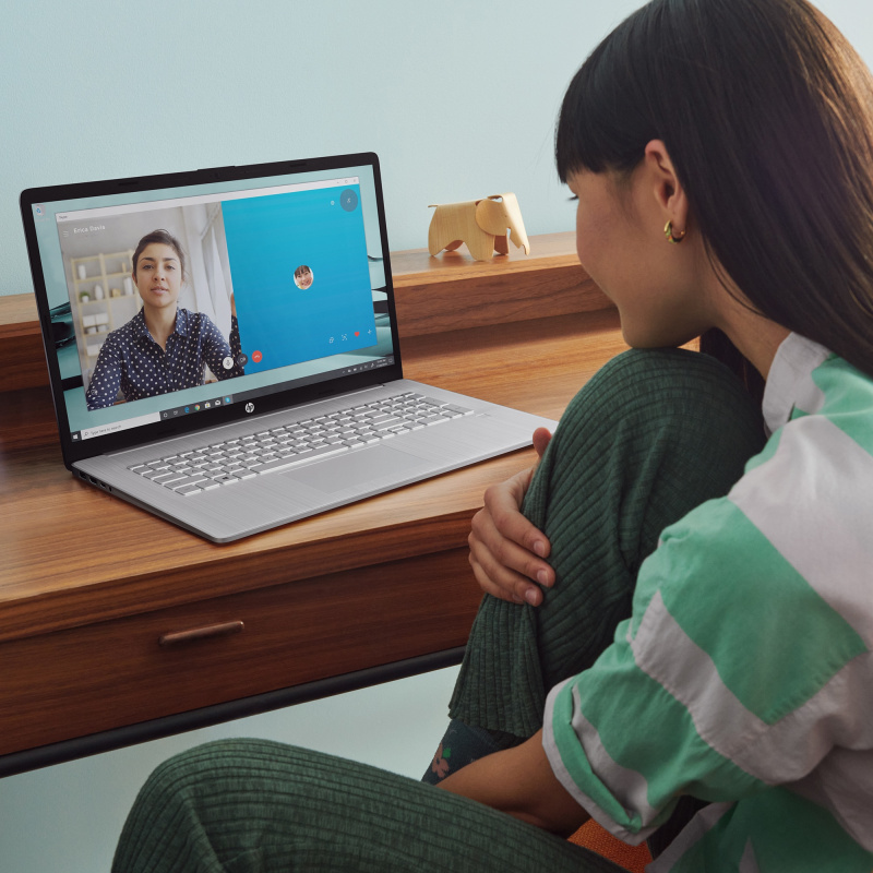 HP 17-cn0301nf Intel® Core™ i5 i5-1135G7 Ordinateur portable 43,9 cm (17.3") Full HD 8 Go DDR4-SDRAM 512 Go SSD Wi-Fi 5 (802.11ac) Windows 11 Home Argent