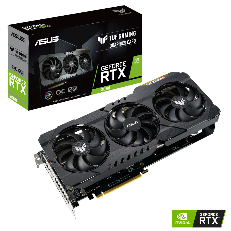 ASUS TUF Gaming TUF-RTX3060-O12G-V2-GAMING NVIDIA GeForce RTX 3060 12 Go GDDR6