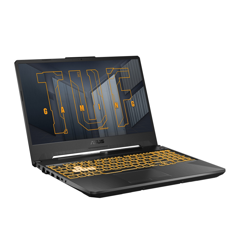 ASUS TUF Gaming F15 TUF506HM-HN170W laptop Intel® Core™ i5 i5-11400H Ordinateur portable 39,6 cm (15.6") Full HD 16 Go DDR4-SDRAM 512 Go SSD NVIDIA GeForce RTX 3060 Max-Q Wi-Fi 6 (802.11ax) Windows 10 Home Noir, Gris