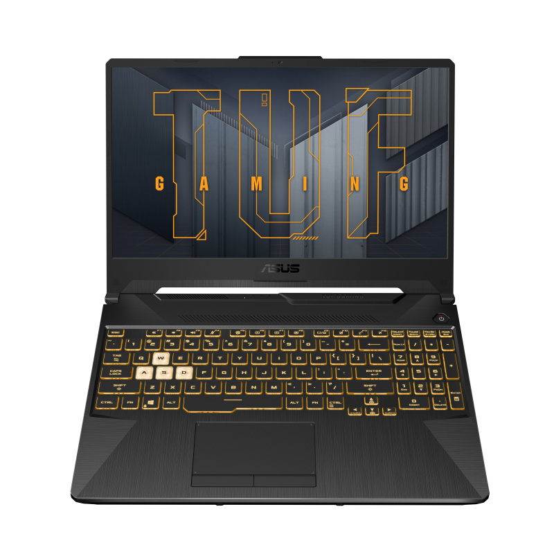 ASUS TUF Gaming F15 TUF506HM-HN170W laptop Intel® Core™ i5 i5-11400H Ordinateur portable 39,6 cm (15.6") Full HD 16 Go DDR4-SDRAM 512 Go SSD NVIDIA GeForce RTX 3060 Max-Q Wi-Fi 6 (802.11ax) Windows 10 Home Noir, Gris