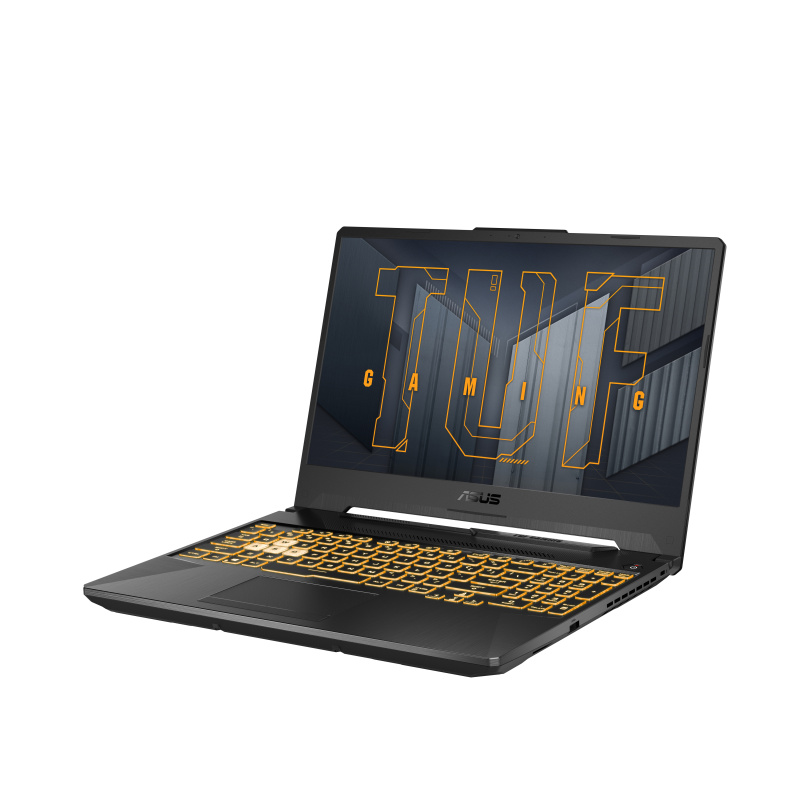 ASUS TUF Gaming F15 TUF506HM-HN170W laptop Intel® Core™ i5 i5-11400H Ordinateur portable 39,6 cm (15.6") Full HD 16 Go DDR4-SDRAM 512 Go SSD NVIDIA GeForce RTX 3060 Max-Q Wi-Fi 6 (802.11ax) Windows 10 Home Noir, Gris