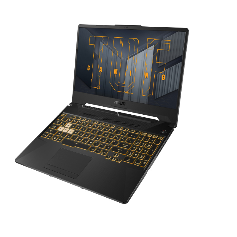 ASUS TUF Gaming F15 TUF506HM-HN170W laptop Intel® Core™ i5 i5-11400H Ordinateur portable 39,6 cm (15.6") Full HD 16 Go DDR4-SDRAM 512 Go SSD NVIDIA GeForce RTX 3060 Max-Q Wi-Fi 6 (802.11ax) Windows 10 Home Noir, Gris