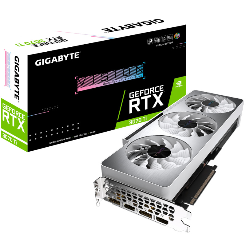 GIGABYTE AORUS XTREME GV-N307TVISION OC-8GD carte graphique NVIDIA GeForce RTX 3070 Ti 8 Go GDDR6X